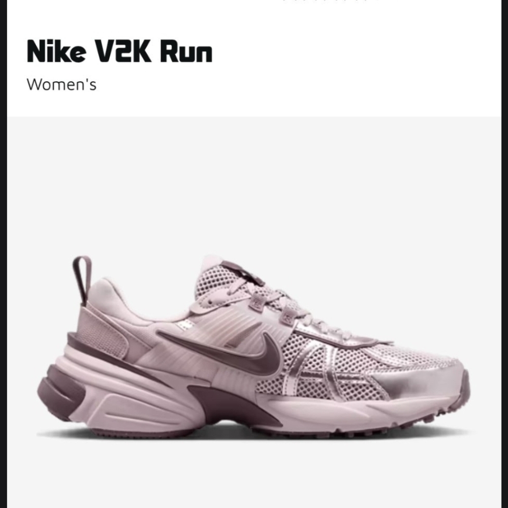Nike V2K Run Women’s Sneakers – Pink/Lilac